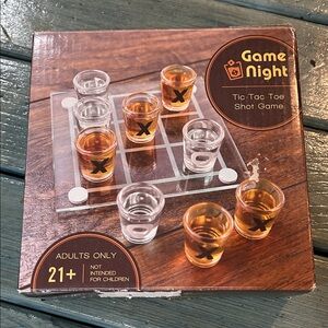 Tic-Tac-Toe Shot Game Miniature